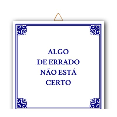 Algo de Errado